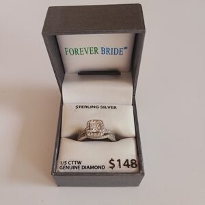Engagement Ring with Band